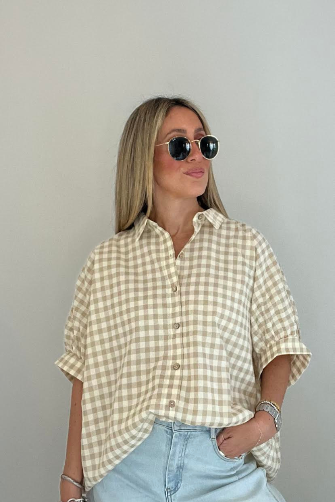 Olivia Gingham Top
