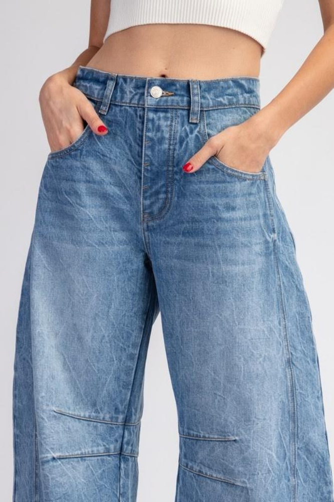 Gia Barrel Jean