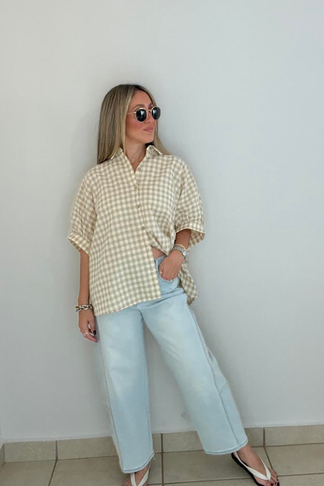 Olivia Gingham Top