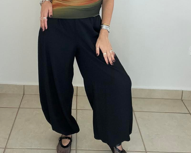 Black Balloon Pant