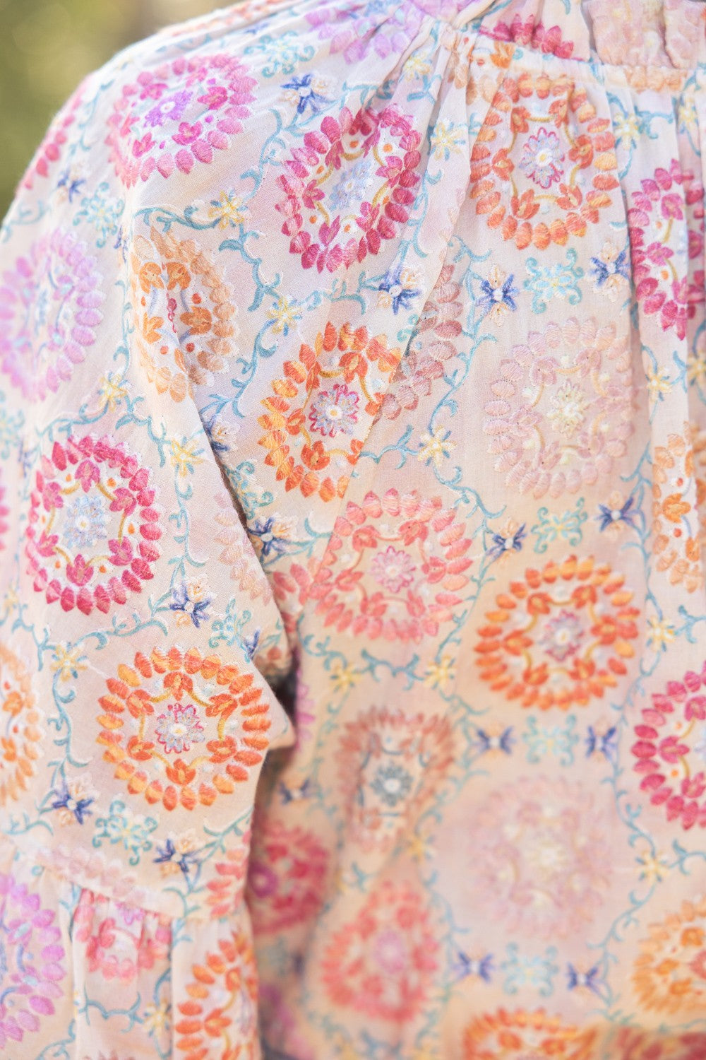 Floral Embroidered Top