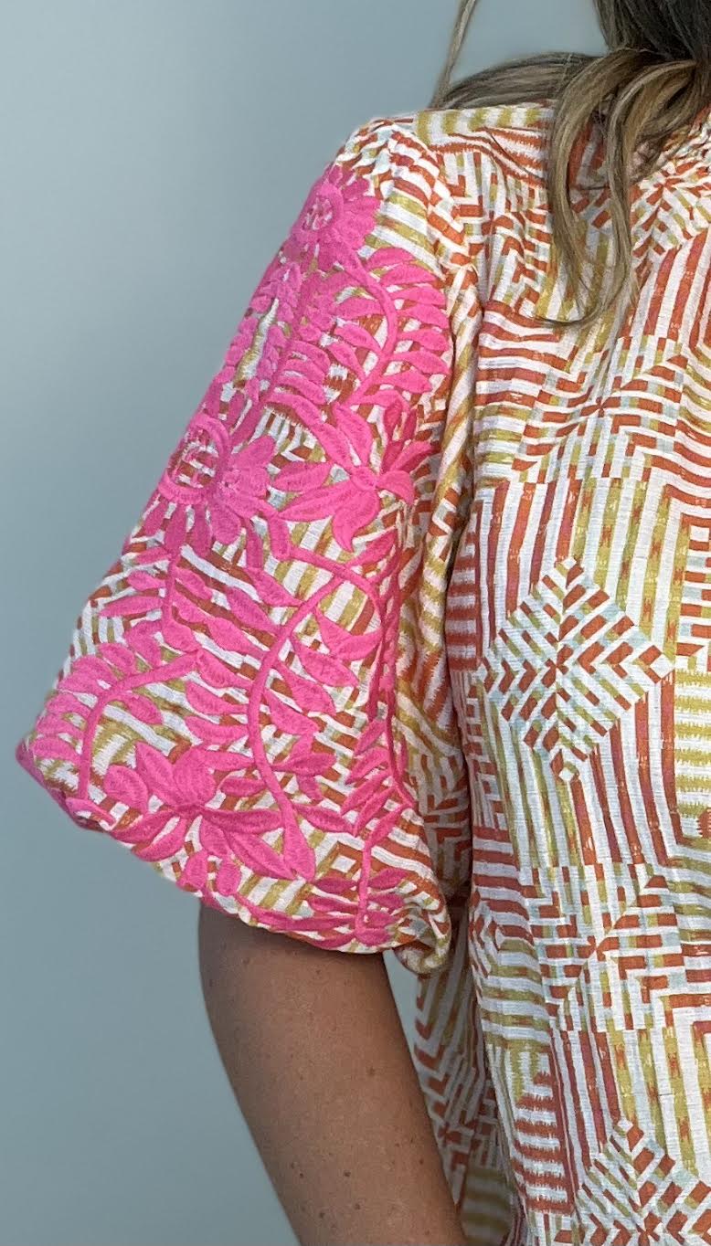 Sunset Mosaic Top