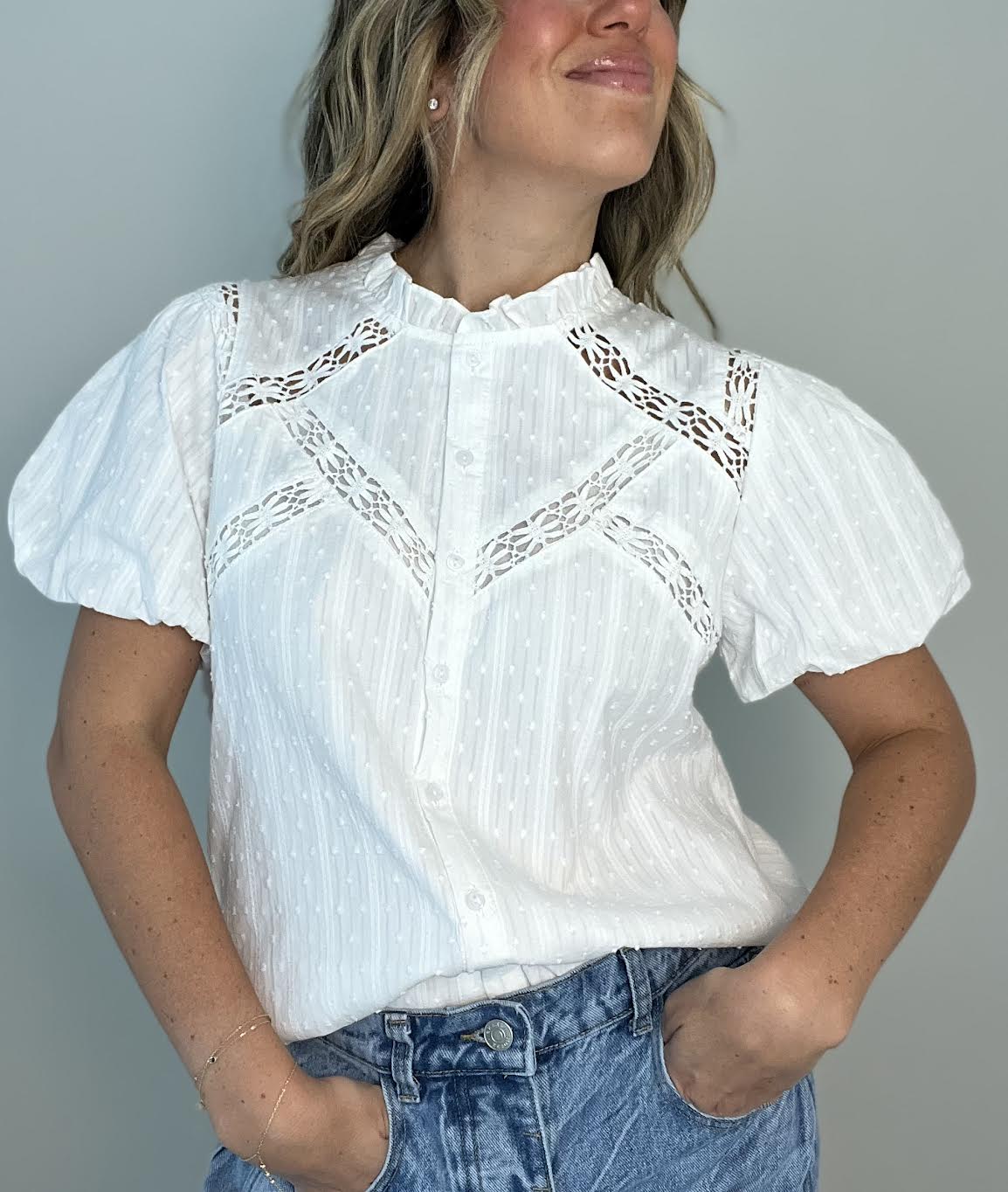 Rosie White Blouse