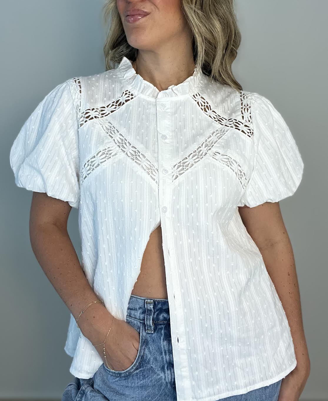 Rosie White Blouse