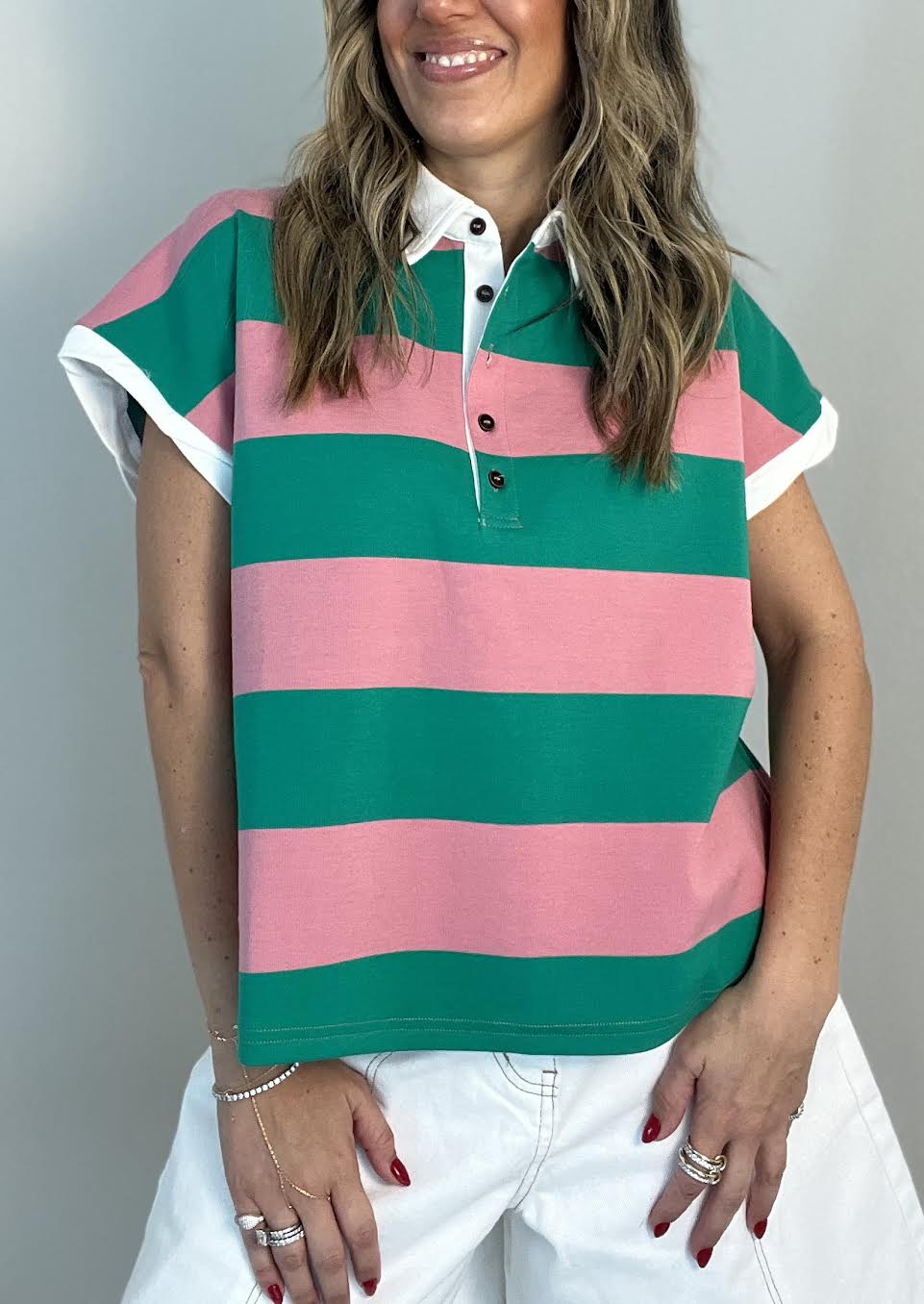 Cabana Polo Top